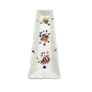 Vintage Poole Pottery Rosalind Fine Bone China Rectangular Trinket Dish